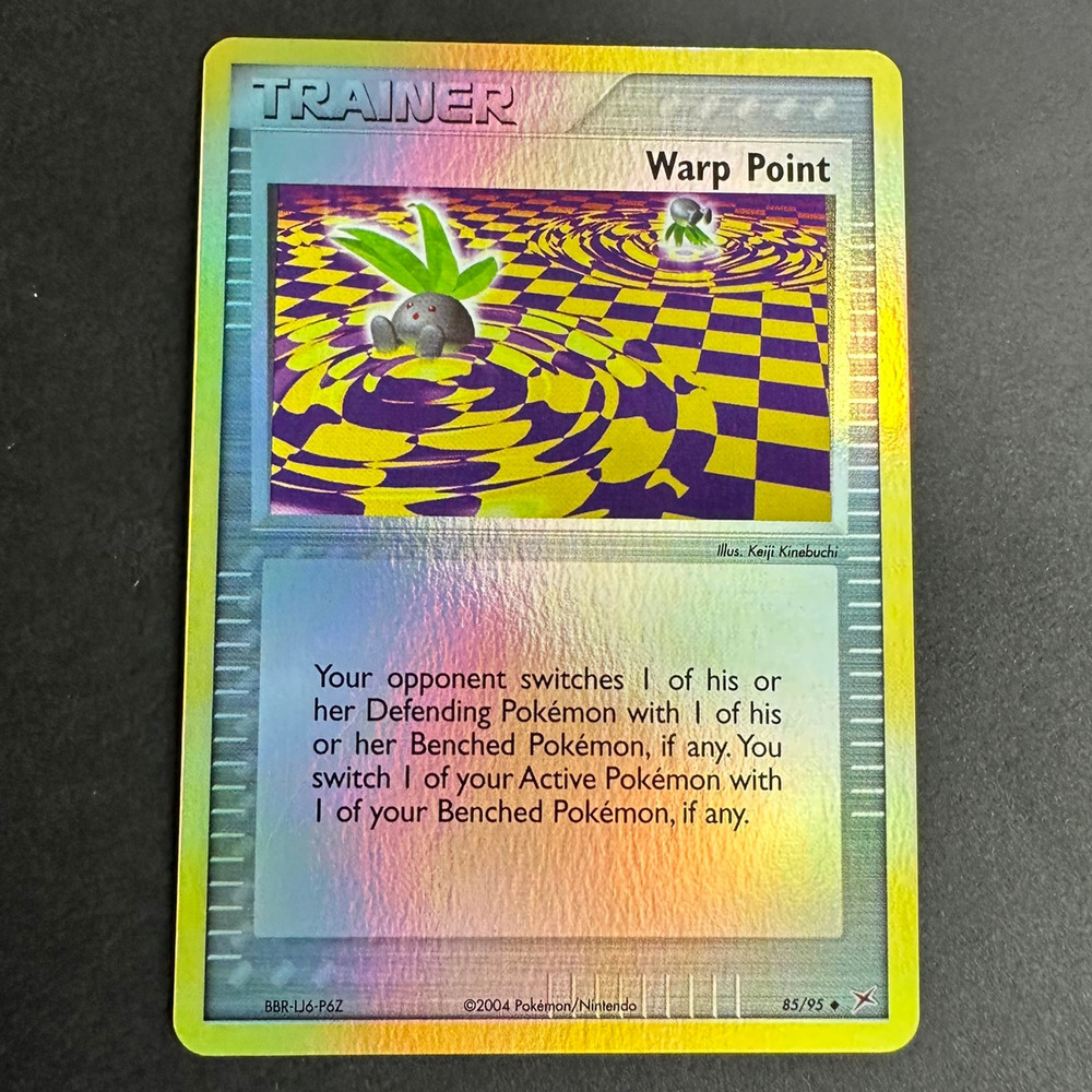 Pokemon TCG Warp Point EX Team Magma vs Team Aqua 85/95 Reverse Holo NM